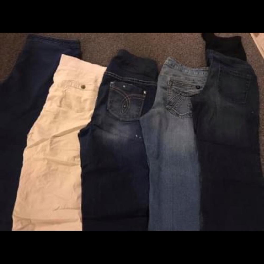 Motherhood Maternity & other Capris Jeans Bundle